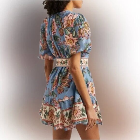 ~JOIE~Baja Floral Belted Dress - Picture 1 of 1